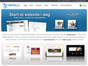 Gratis hjemmeside